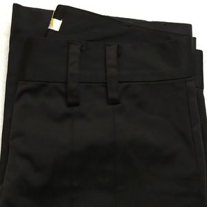 Black Stretch satin pants sz 7